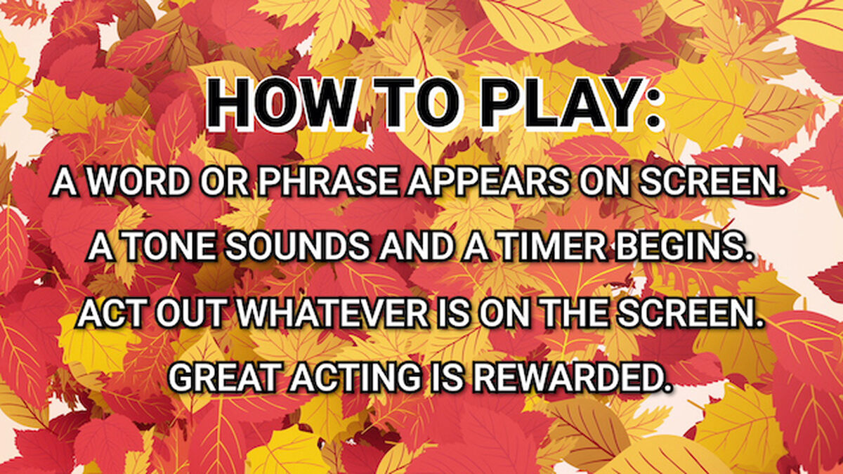 Act It Out: Fall Edition image number 1